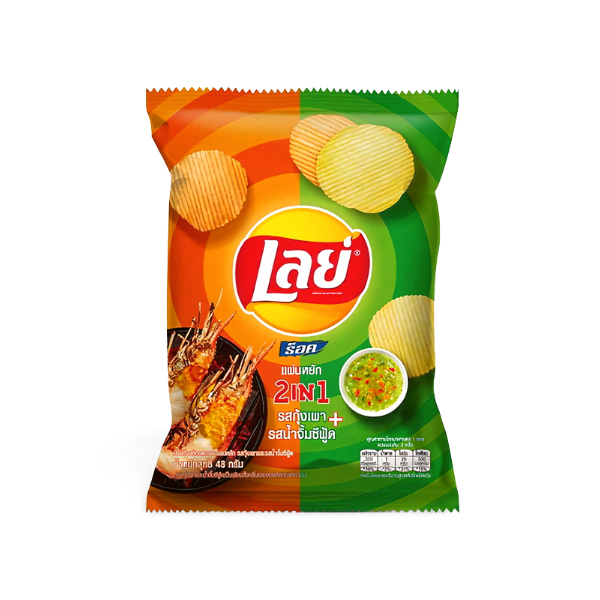 Lay's Grilled Shrimp & Seafood Sauce (Thailand)