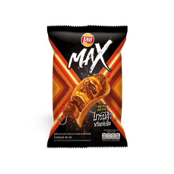 Lay's Max Potetgull - BBQ Svinekjøtt Zab Zeed Flavor 1,69 Oz (